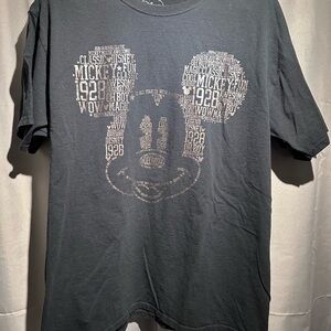 Disney Black Mickey Mouse Graphic T-Shirt